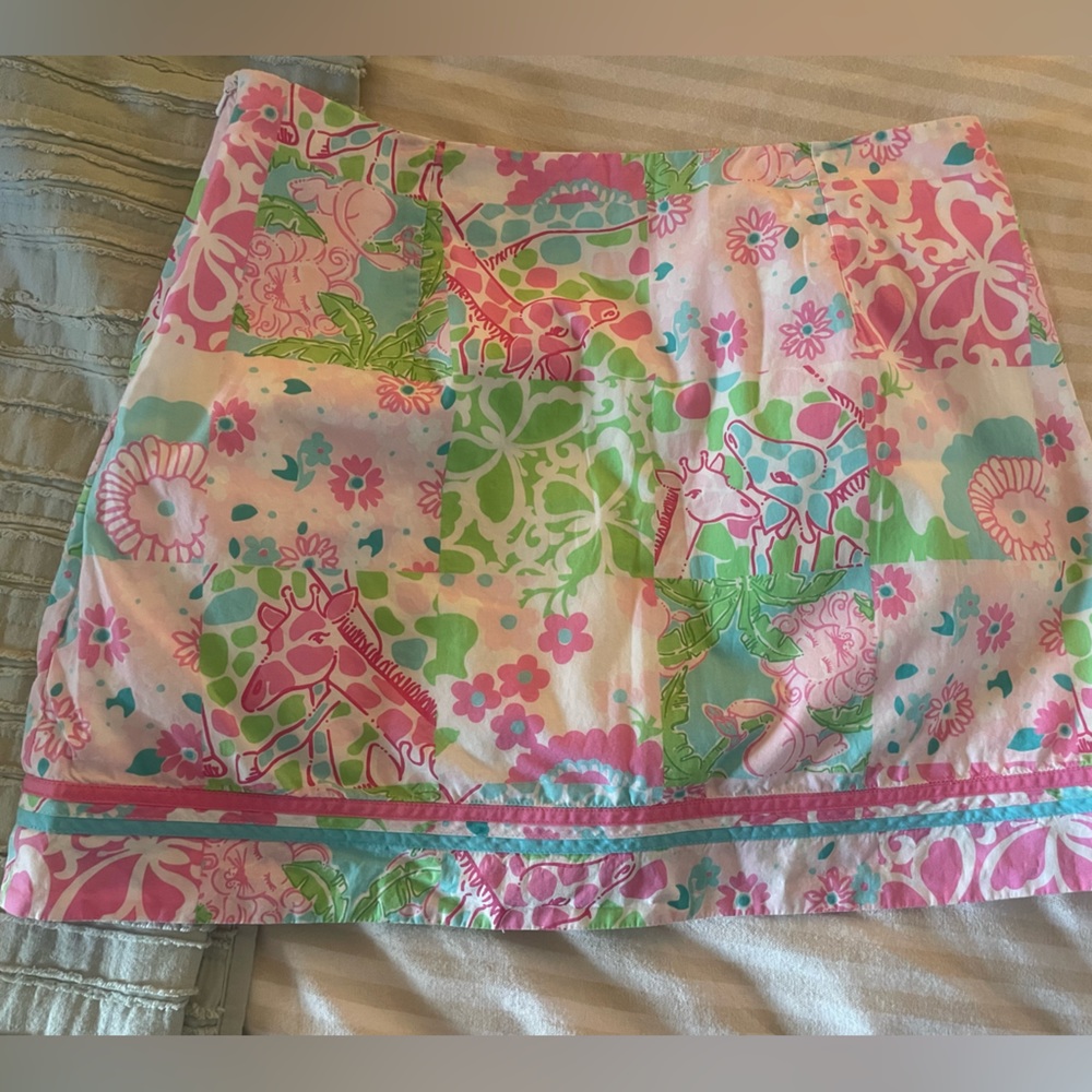 Adorable Giraffe Print Lilly Pulitzer Skirt
